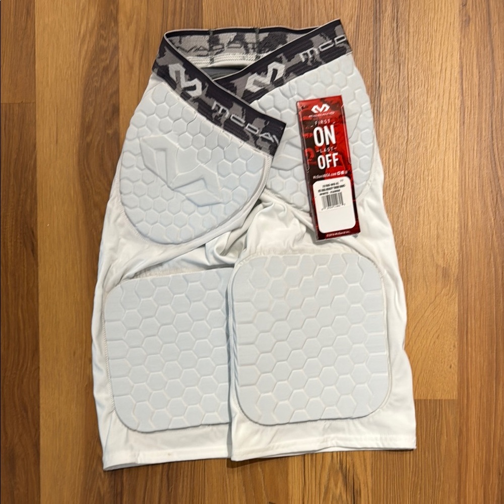 Football compression shorts with padding